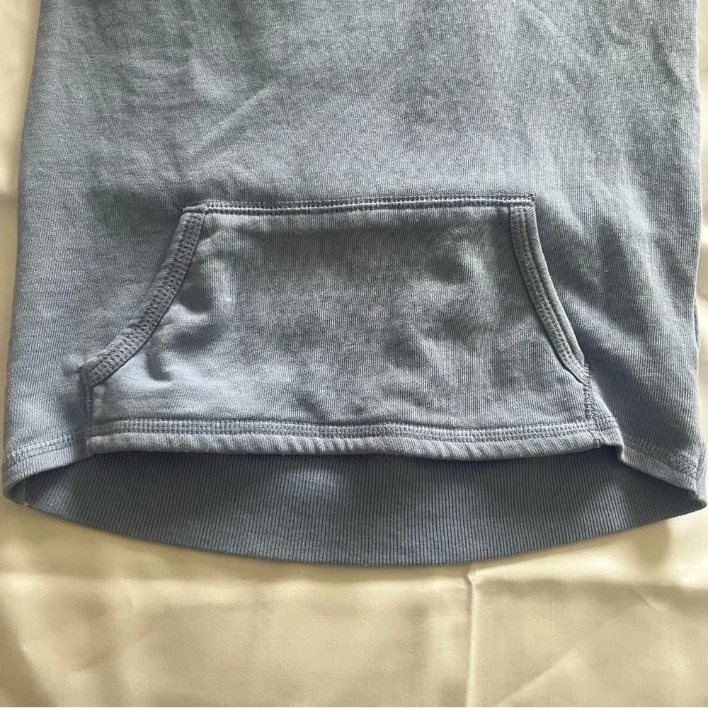 Carter’s Kids Unisex Sz 6/6X Blue Graphic Print Hoodie‎ with Kangaroo Pocket